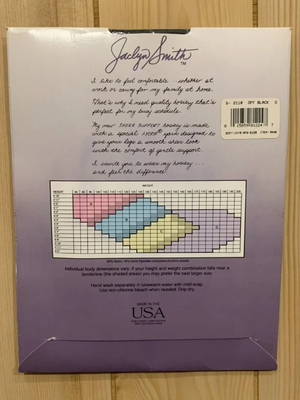 Jaclyn Smith sandalfoot size